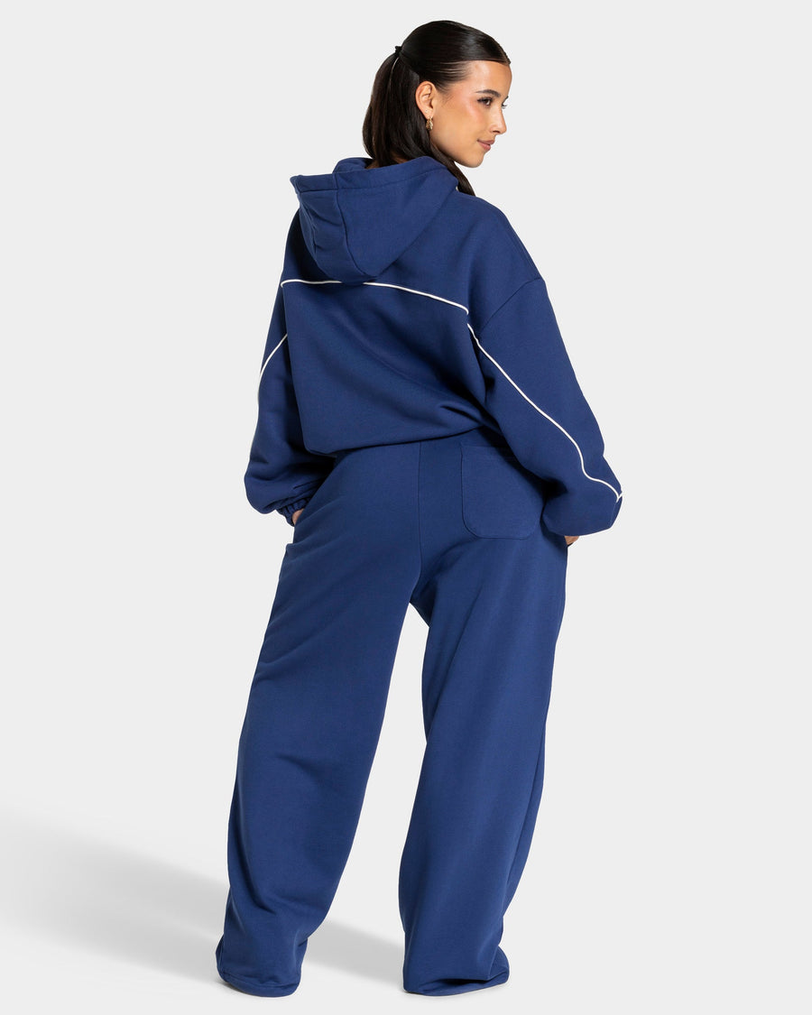 Sweat à capuche Contrastline « indigo »