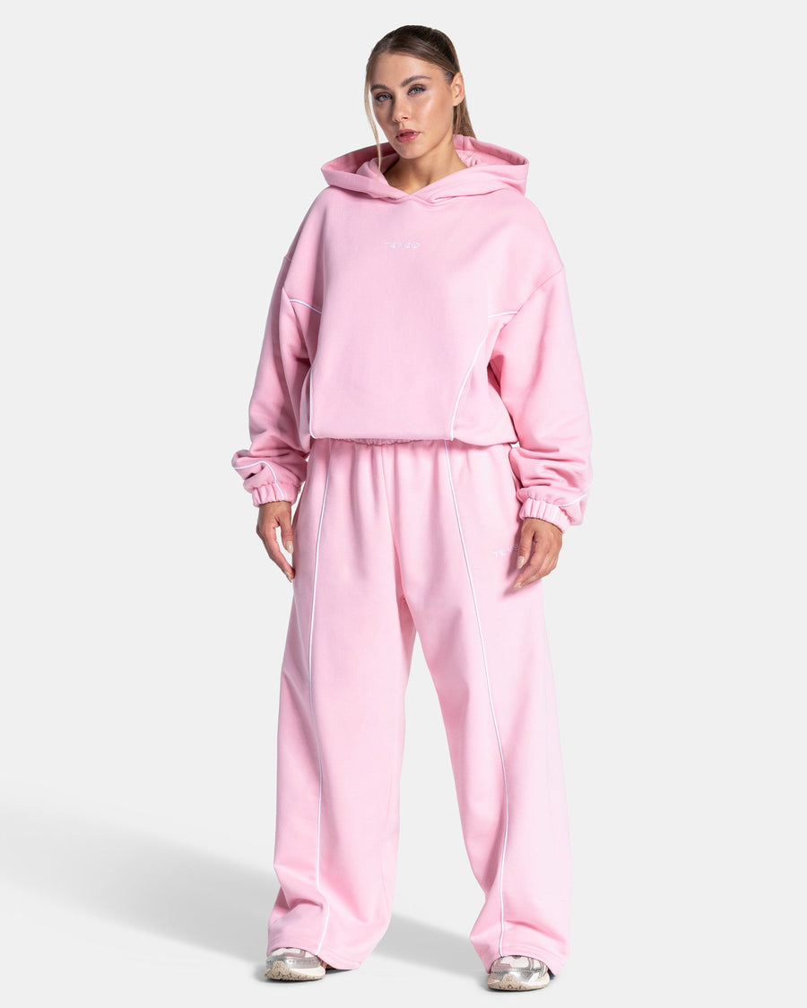 Sweat à capuche Contrastline « True Pink »
