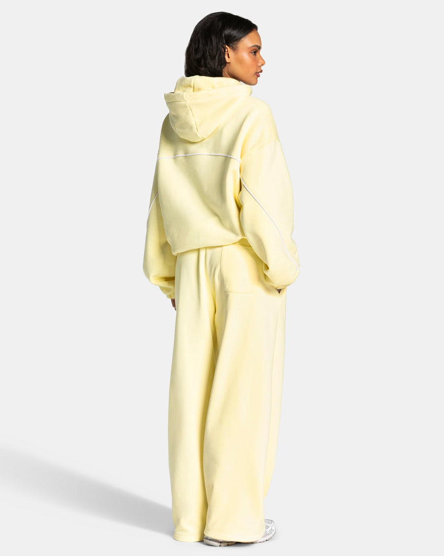 Sweat à capuche Contrastline « Butter Yellow »