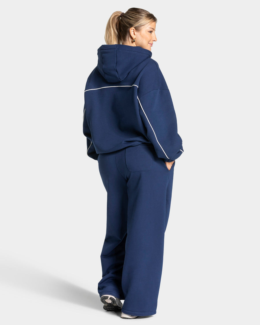 Sweat à capuche Contrastline « Bleu foncé »