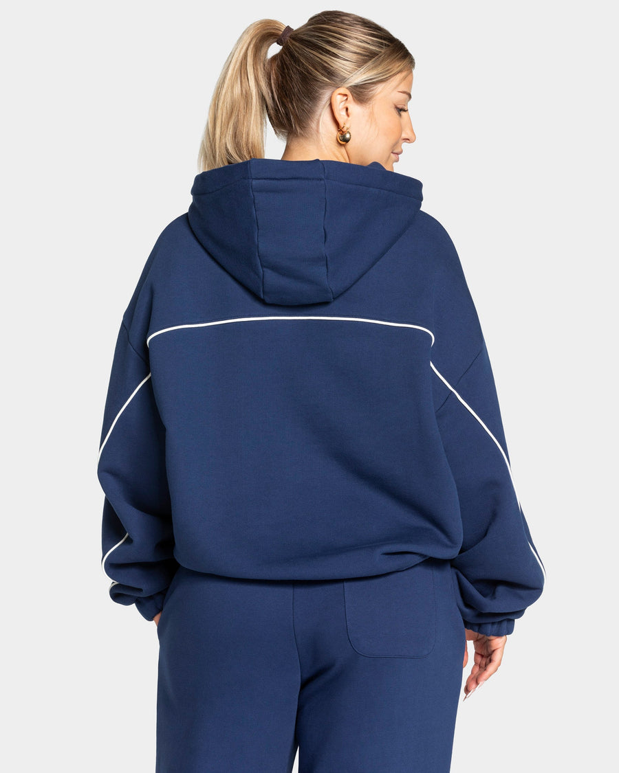 Sweat à capuche Contrastline « Bleu foncé »