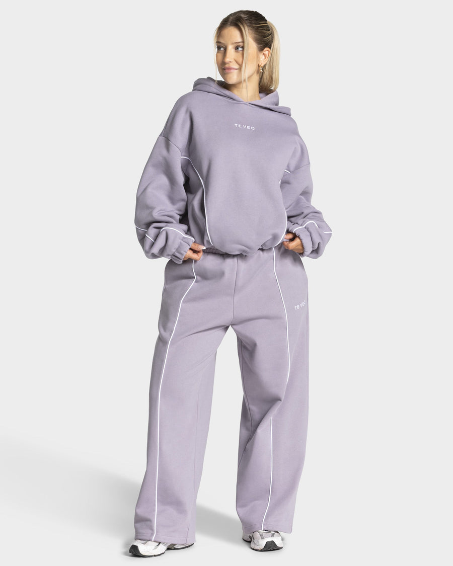 Sweat à capuche Contrastline « Lavande »