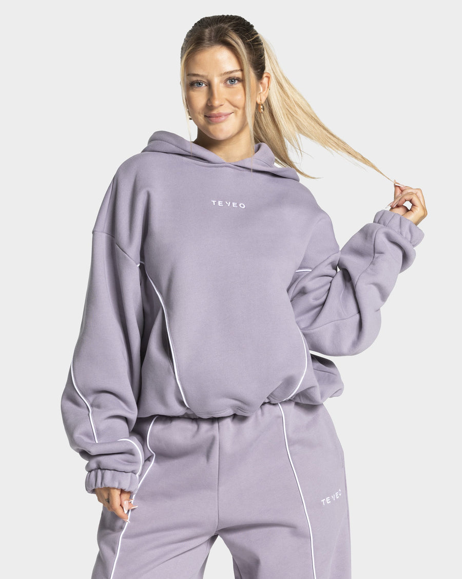 Sweat à capuche Contrastline « Lavande »