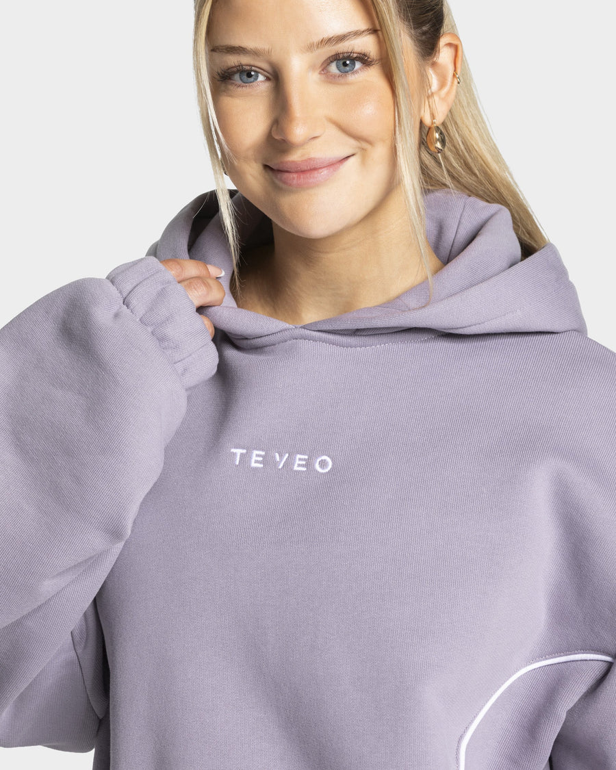 Sweat à capuche Contrastline « Lavande »