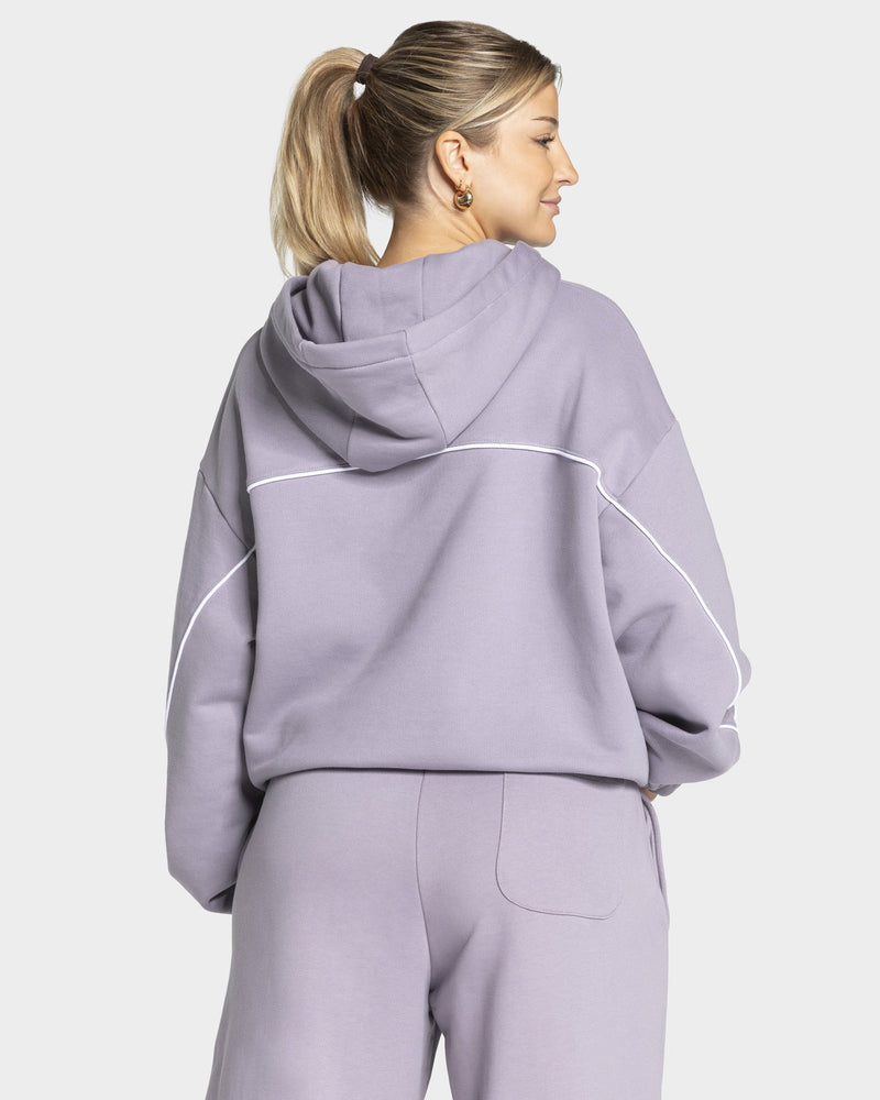 Sweat à capuche Contrastline « Lavande »