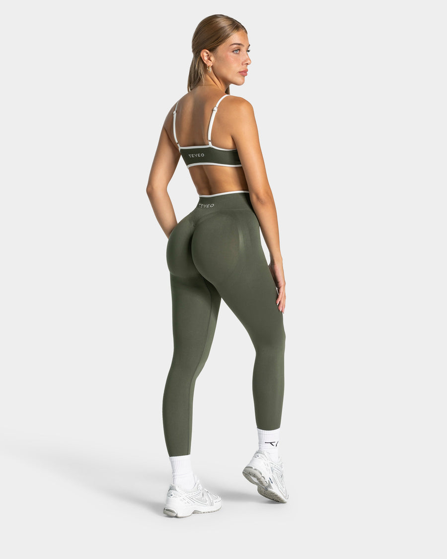 Brassière Contrastline « kaki »