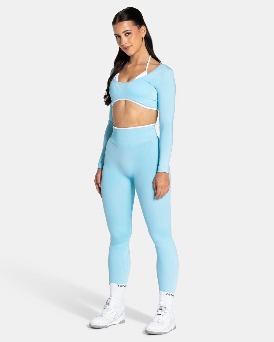Legging Contrastline « Arctic Blue »