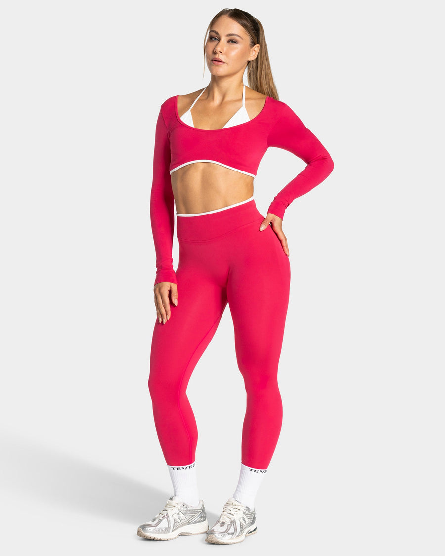 Legging Contrastline « Berry »