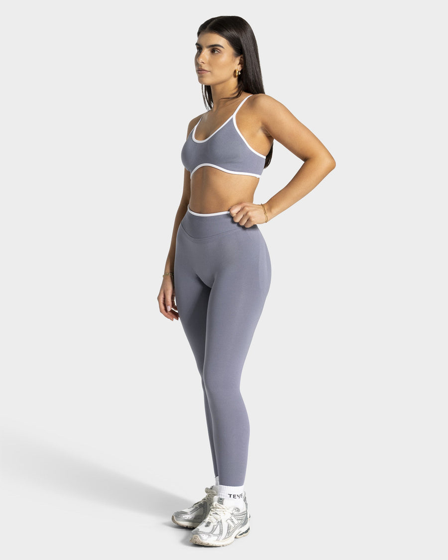 Legging Contrastline « argenté »