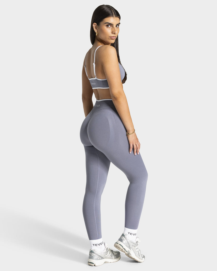 Legging Contrastline « argenté »