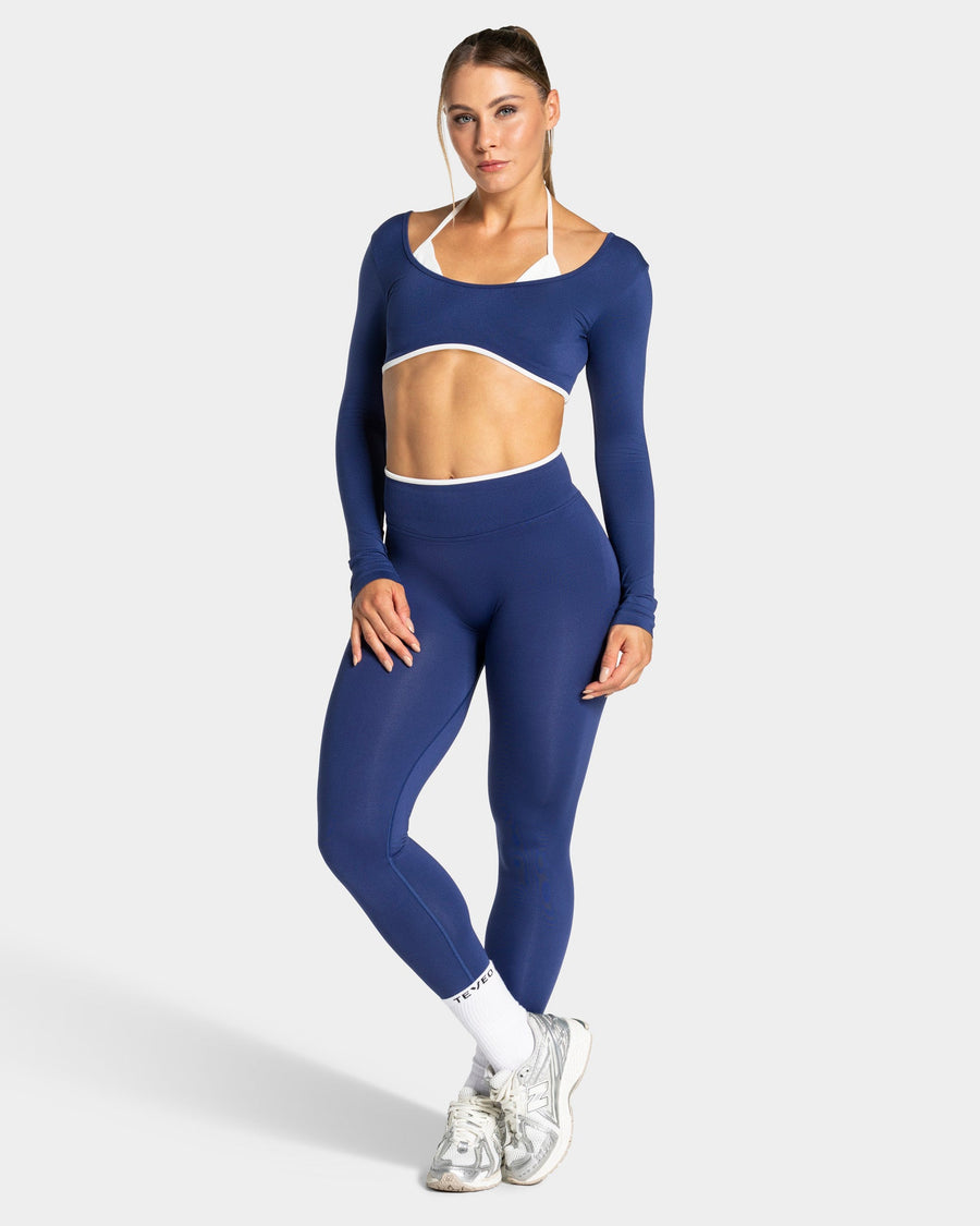 Legging Contrastline « indigo »