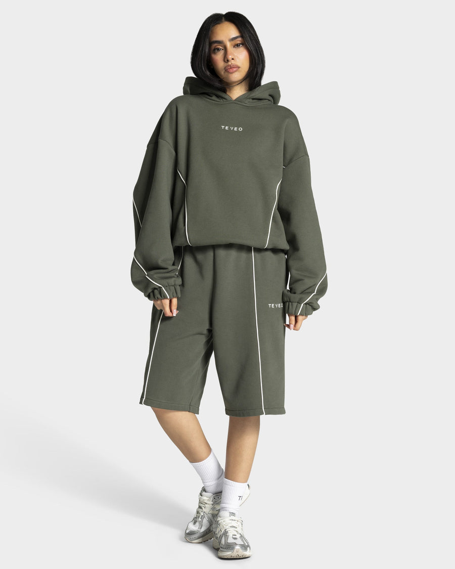 Jort oversize Contrastline « kaki »