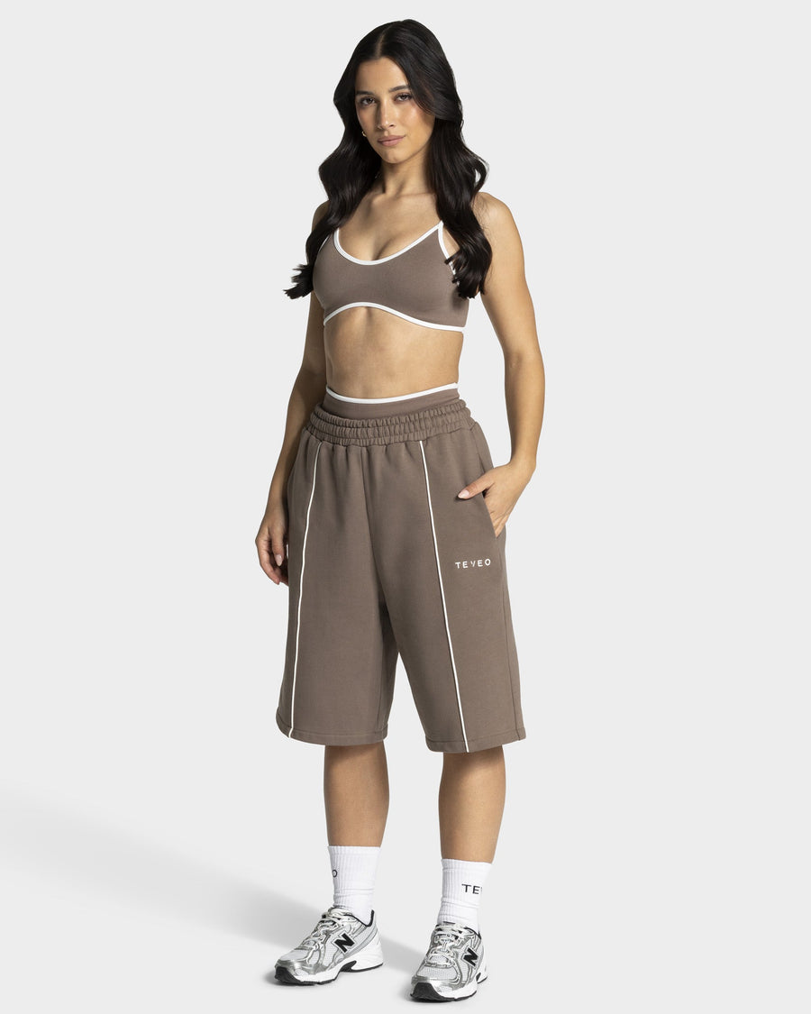 Jort oversize Contrastline « moka »
