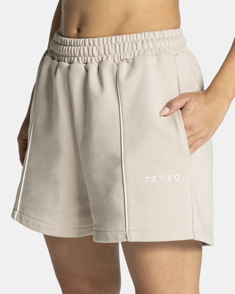 Short oversize Contrastline « Cream »