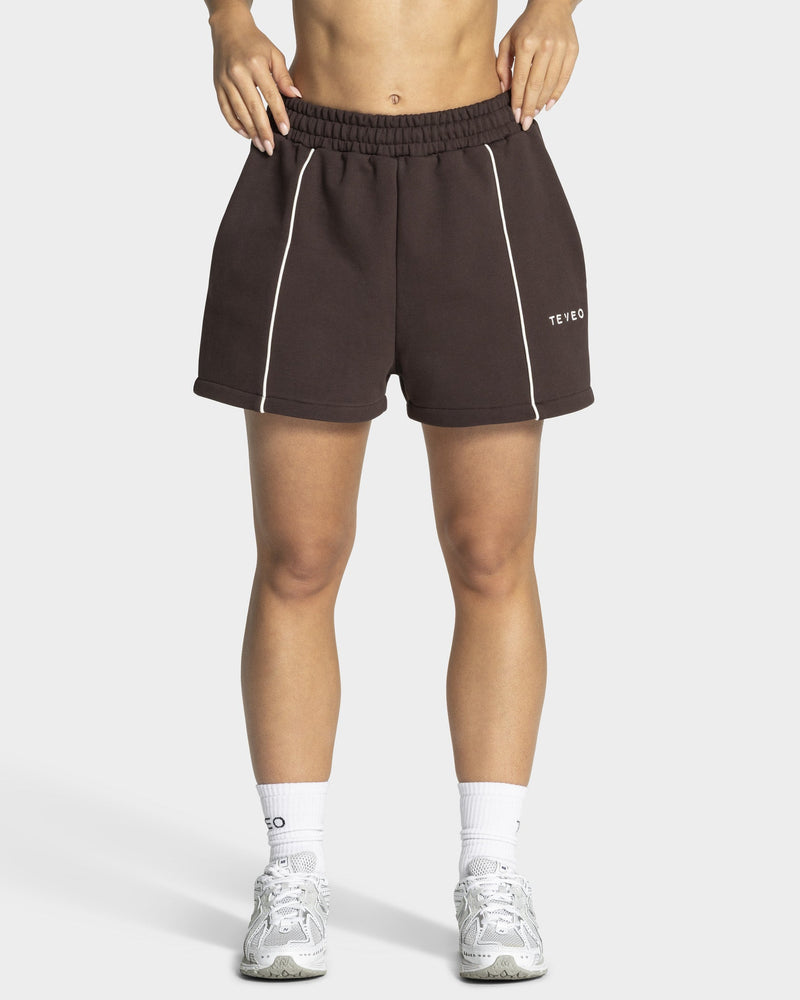 Short oversize Contrastline « Espresso »