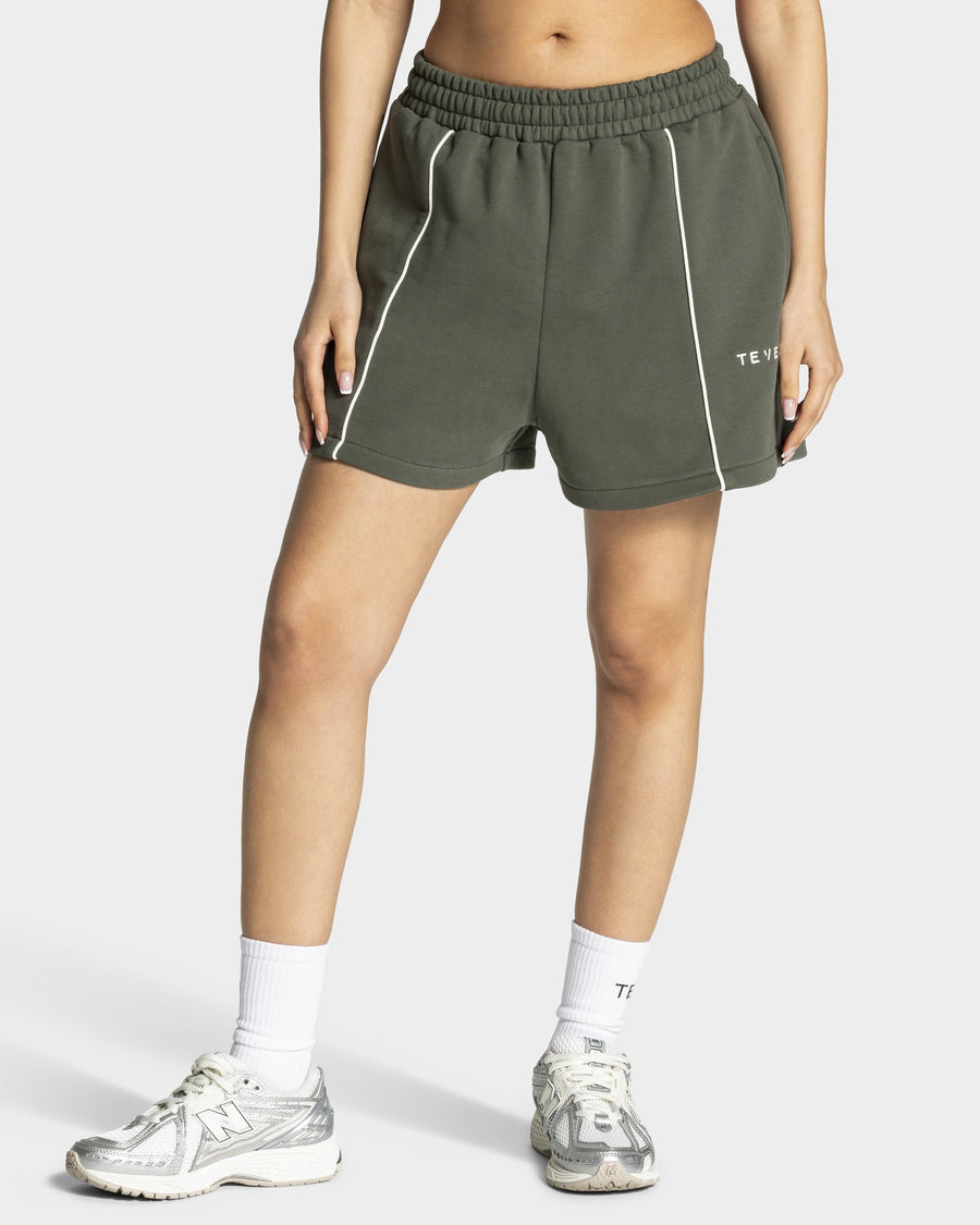 Short oversize Contrastline « kaki »
