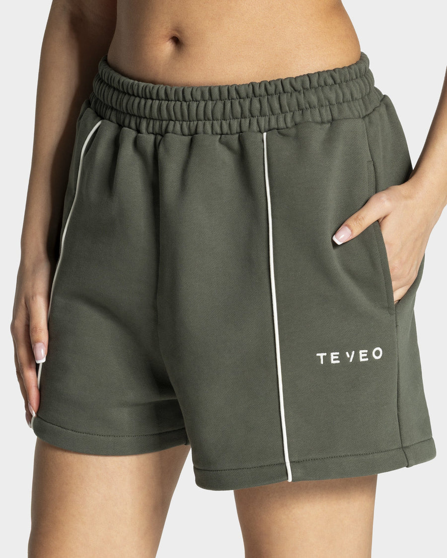 Short oversize Contrastline « kaki »