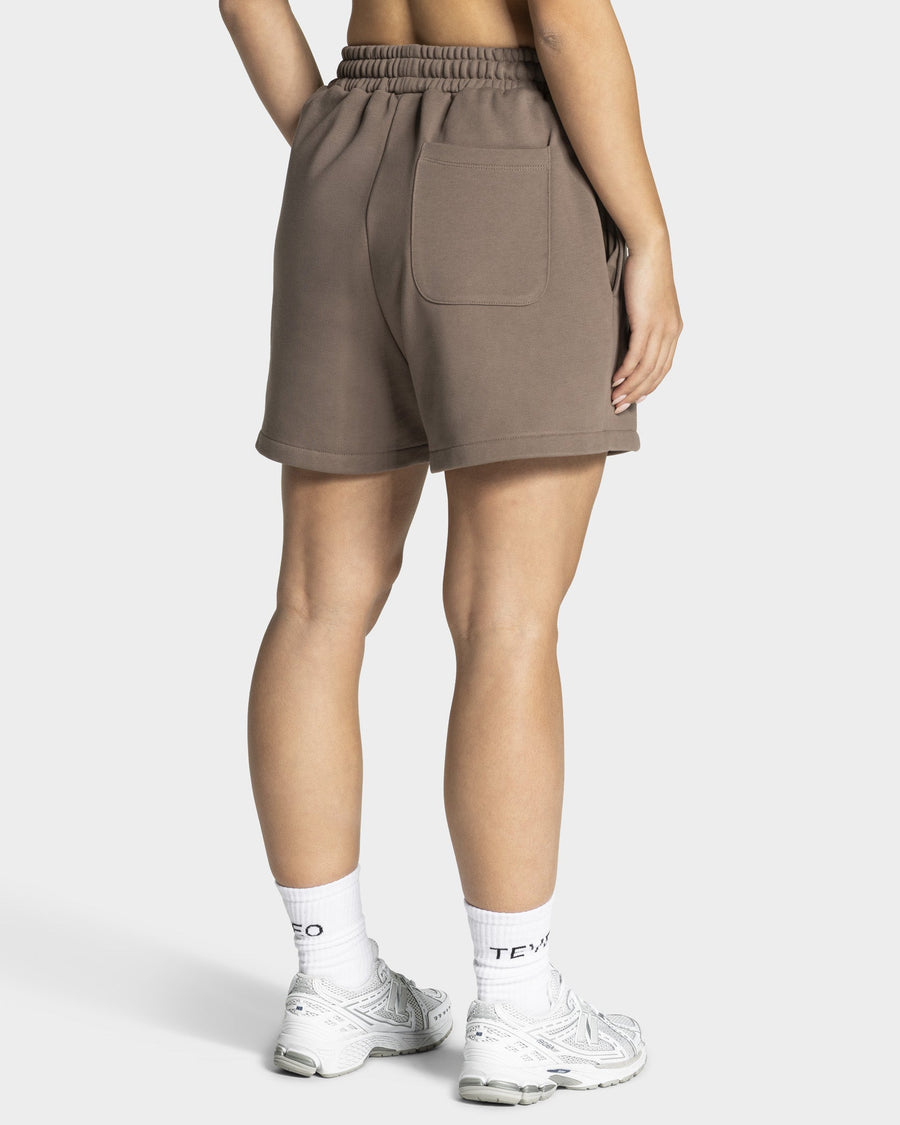 Short oversize Contrastline « moka »