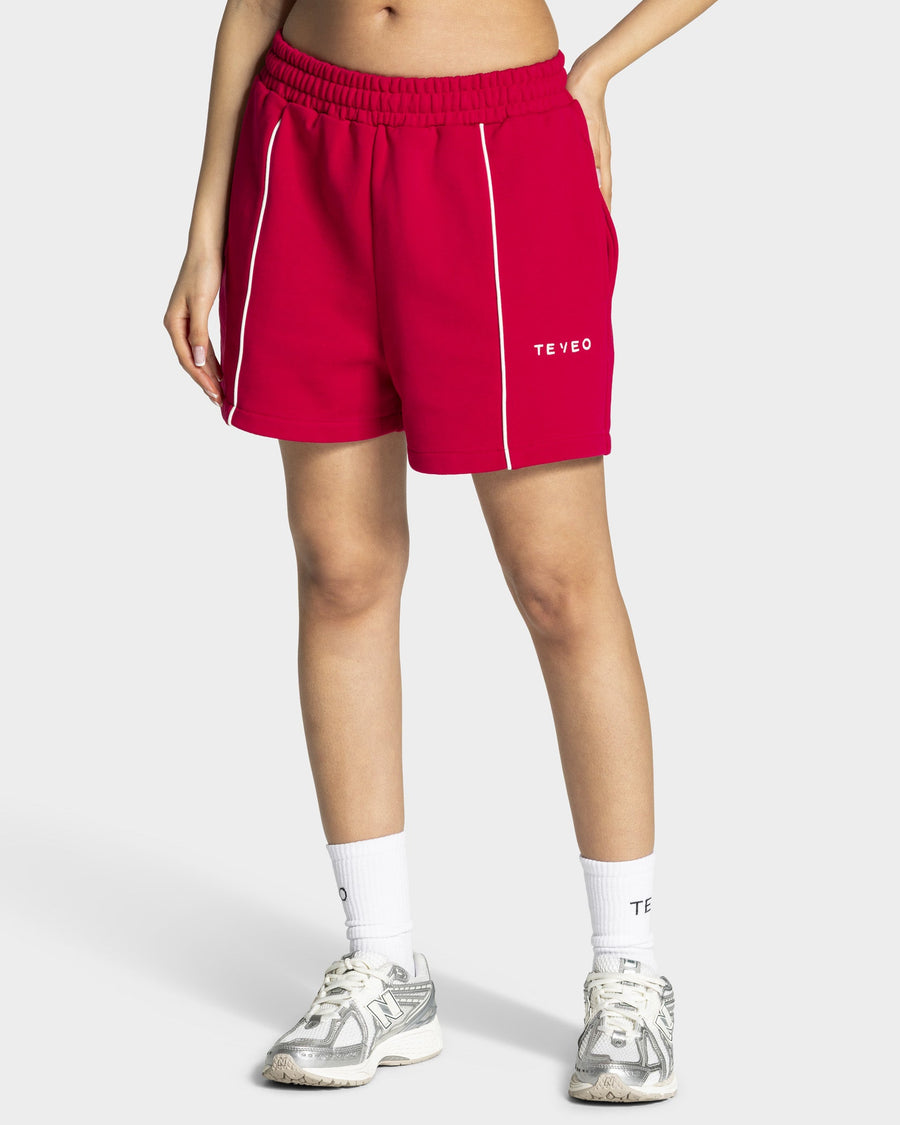 Short oversize Contrastline « Raspberry »