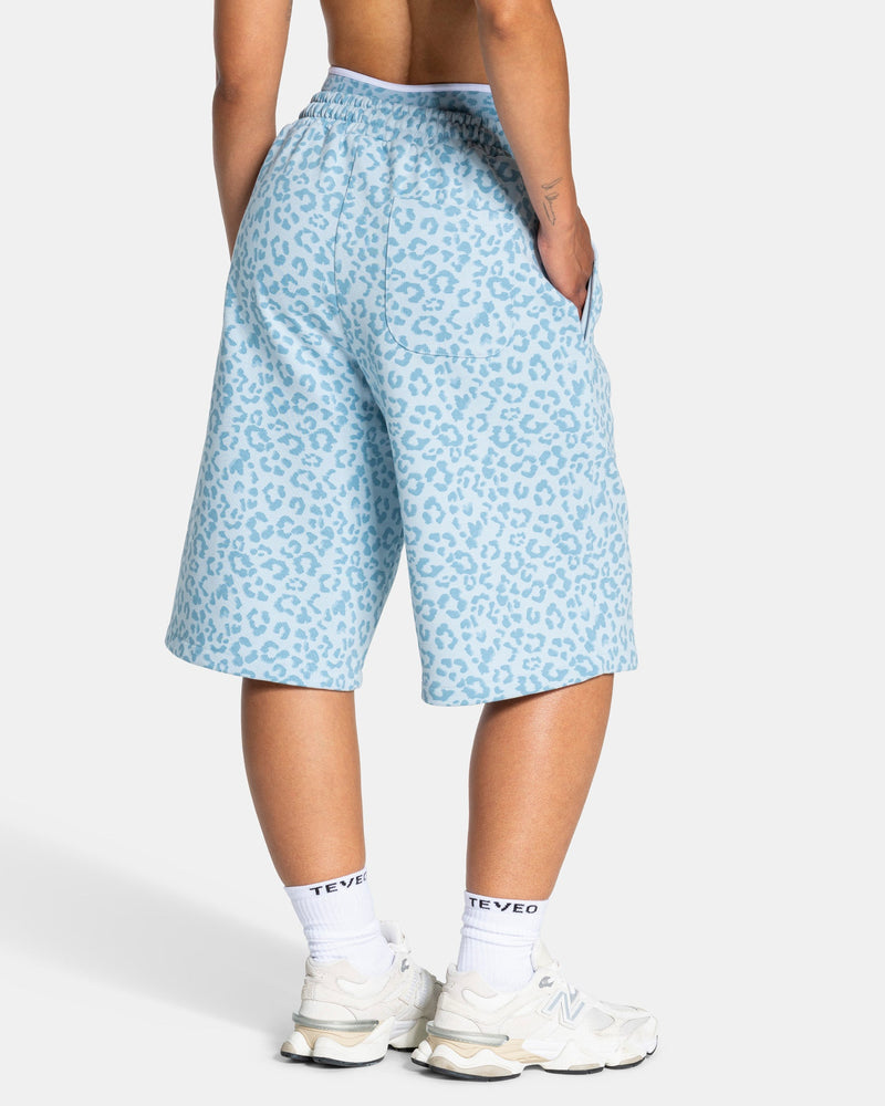 Jort oversize Contrastline « Léopard bleu layette »