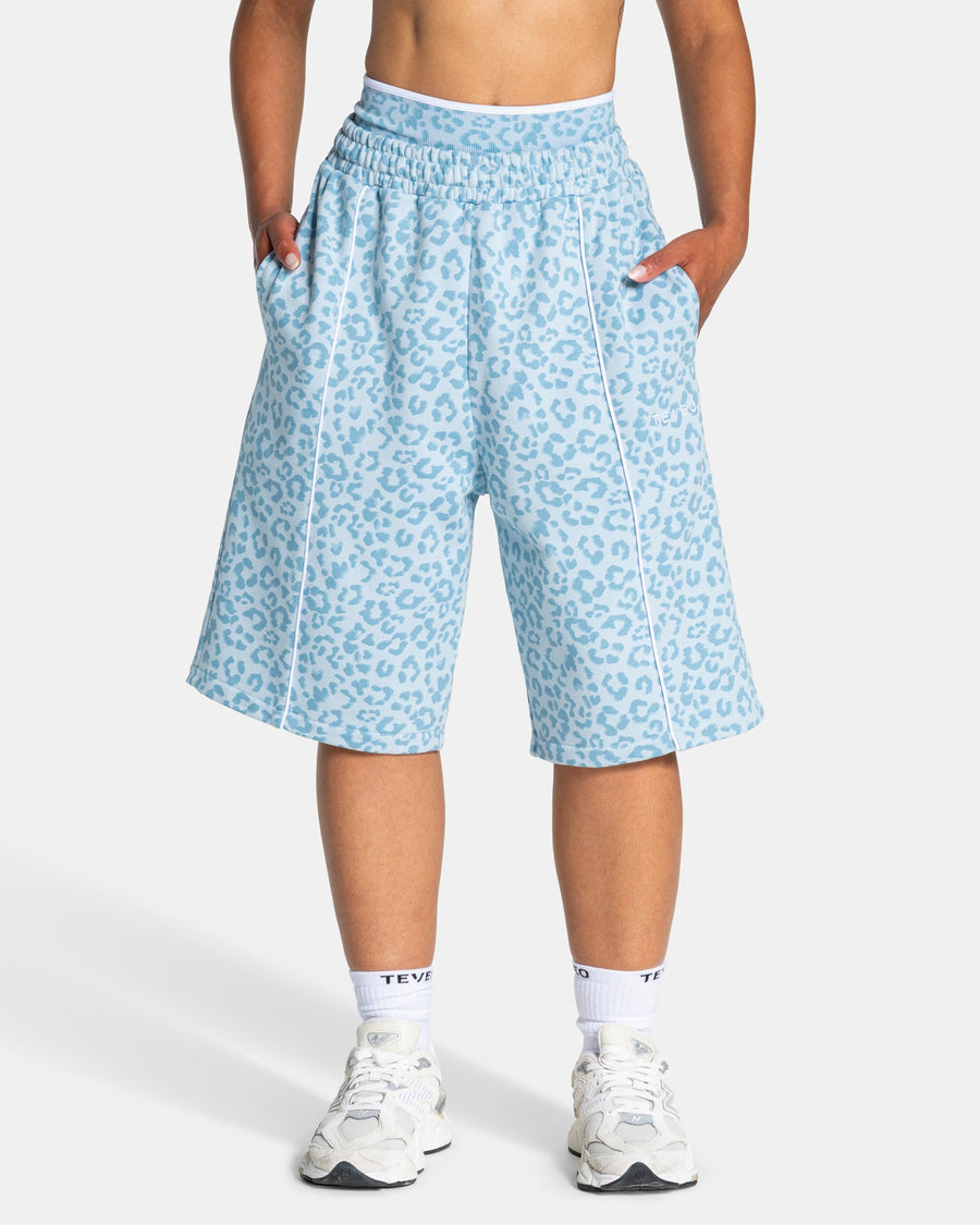 Jort oversize Contrastline « Léopard bleu layette »