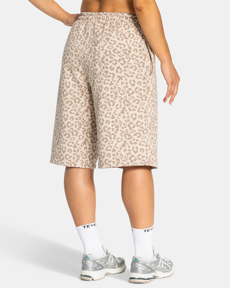 Jort oversize Contrastline « Léopard Cream »