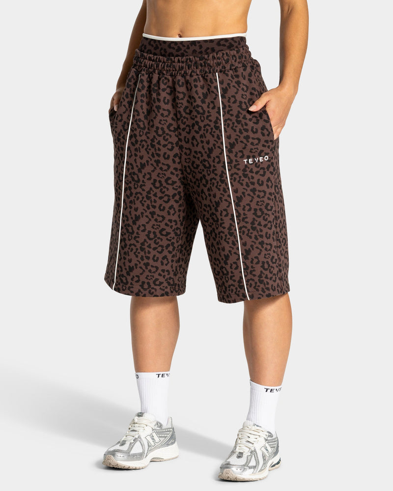 Jort oversize Contrastline « Léopard Espresso »
