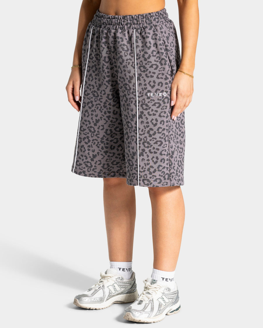 Jort oversize Contrastline « Léopard graphite »