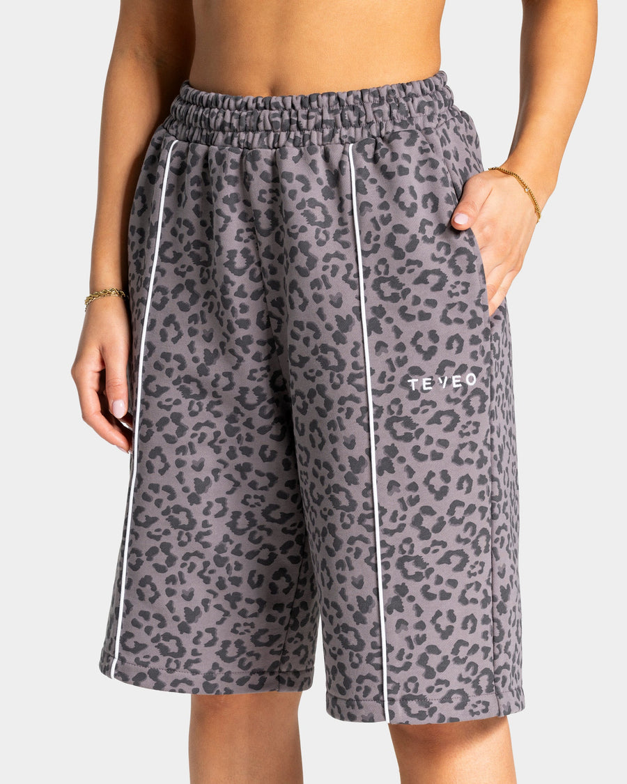 Jort oversize Contrastline « Léopard graphite »