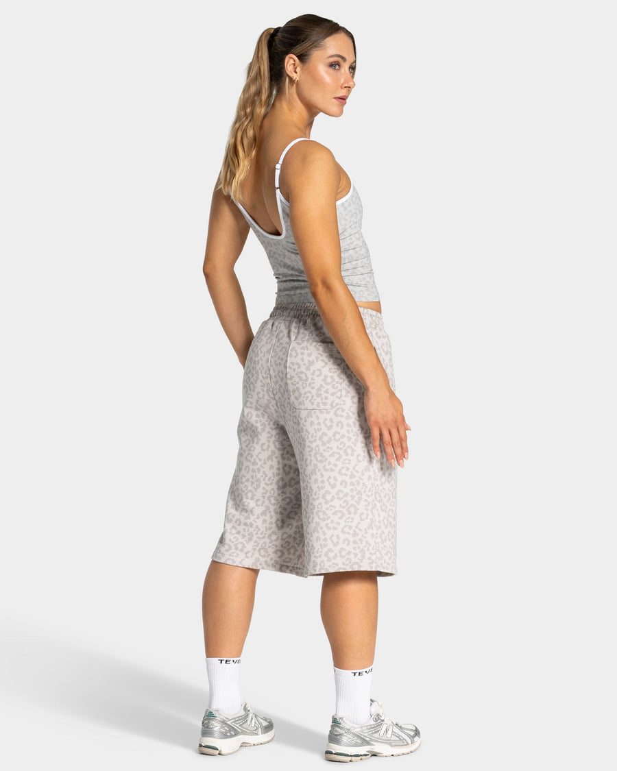 Jort oversize Contrastline « Léopard gris clair »