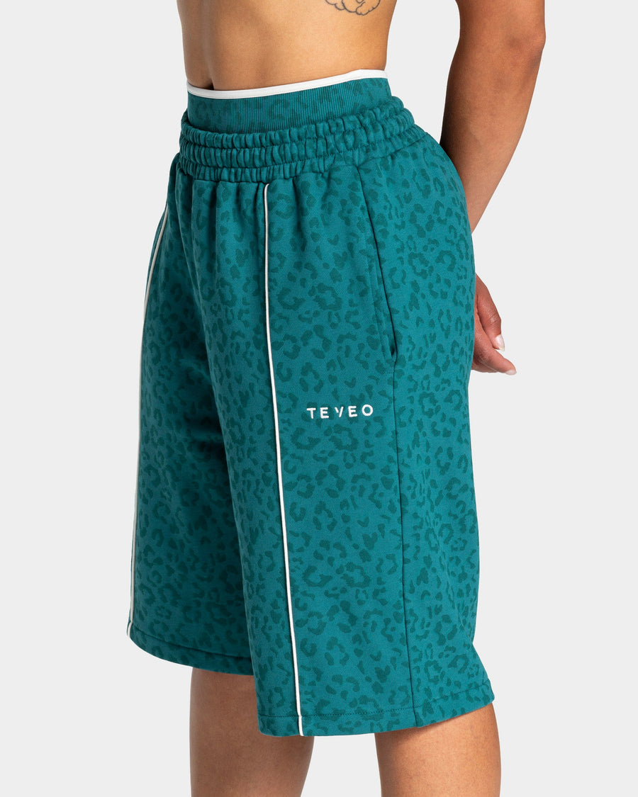 Jort oversize Contrastline « Léopard Petrol »
