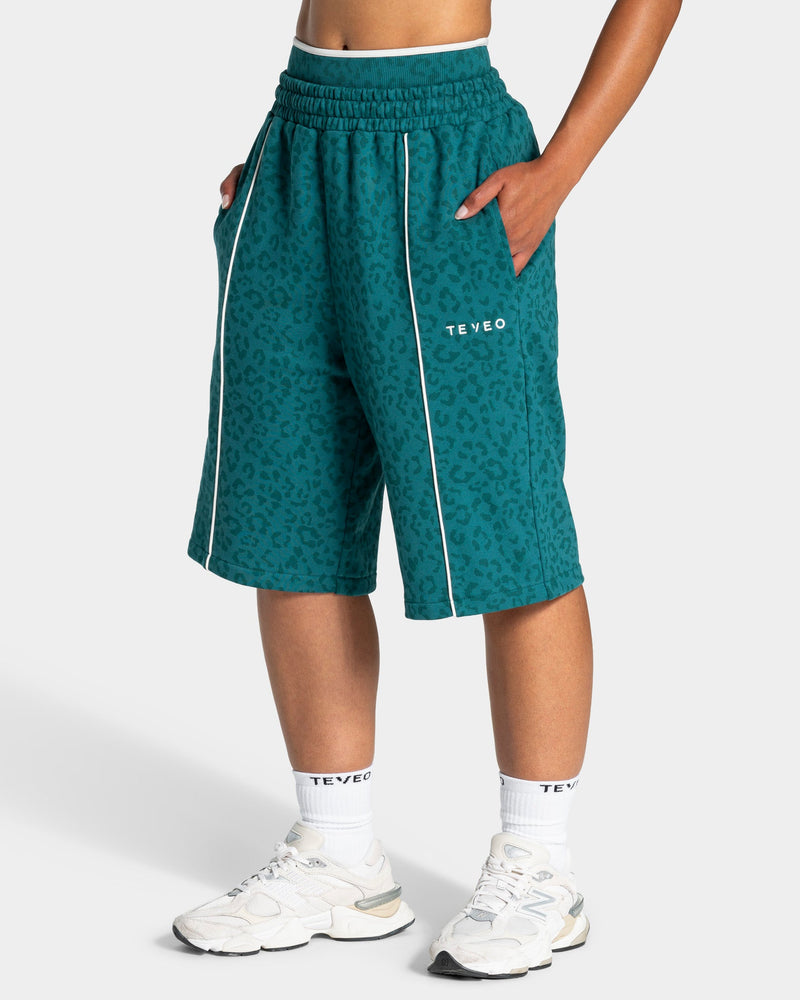 Jort oversize Contrastline « Léopard Petrol »