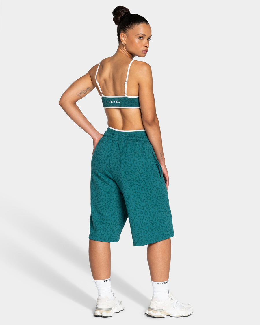 Jort oversize Contrastline « Léopard Petrol »