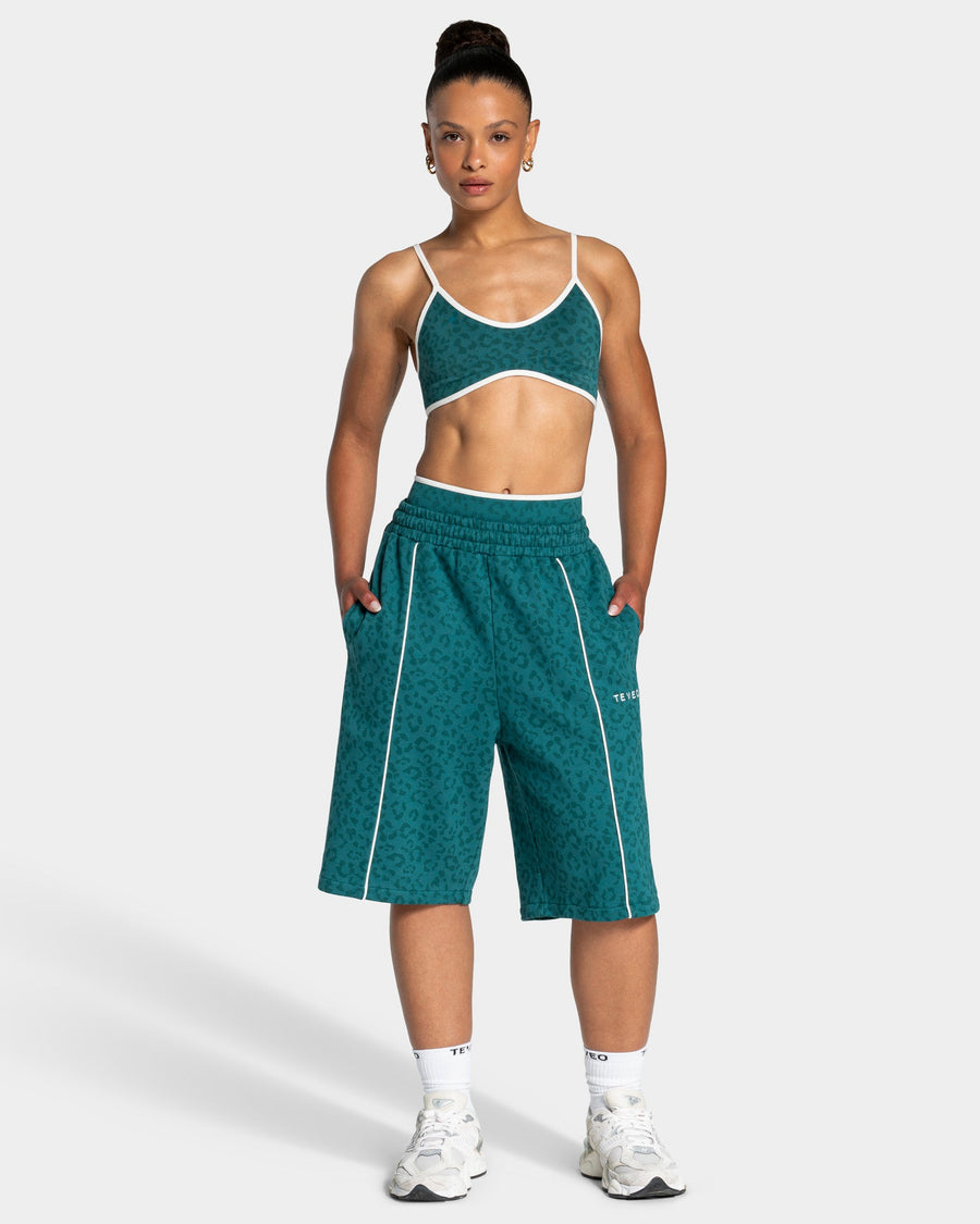 Jort oversize Contrastline « Léopard Petrol »