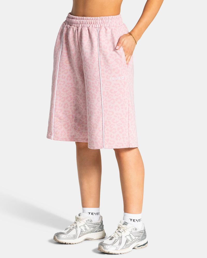 Jort oversize Contrastline « Léopard rose »