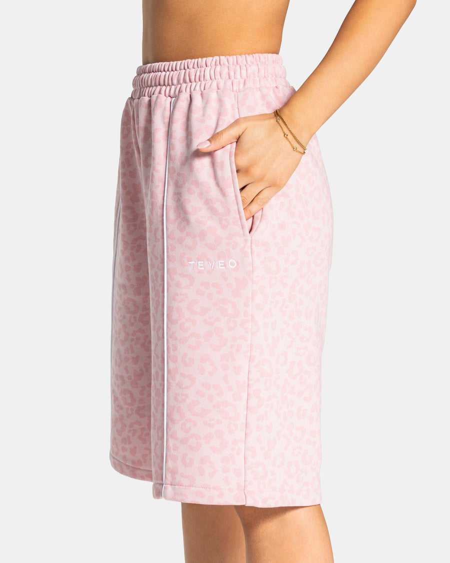 Jort oversize Contrastline « Léopard rose »