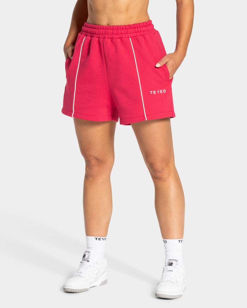 Short oversize Contrastline « Berry »