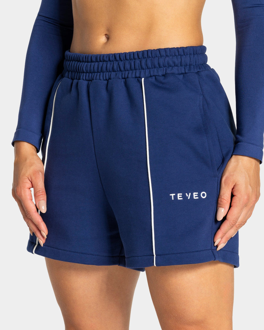 Short oversize Contrastline « indigo »