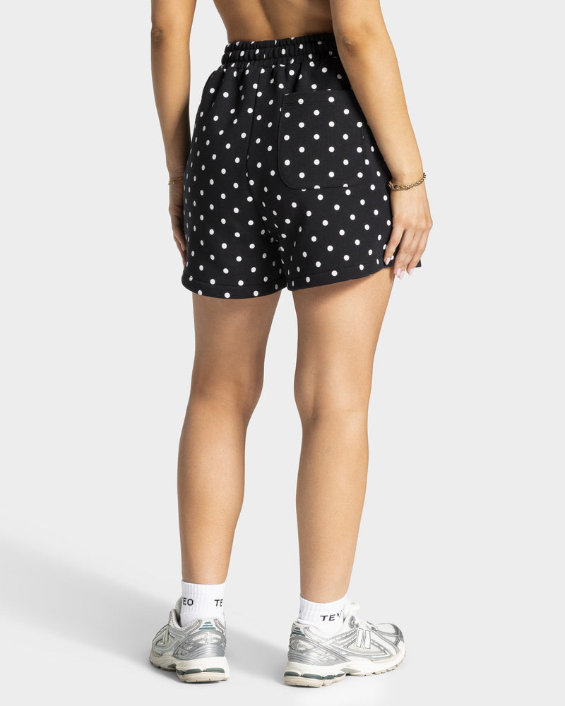 Short oversize Contrastline « noir à pois »