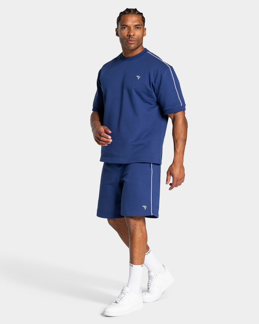 Short Contrastline « indigo »