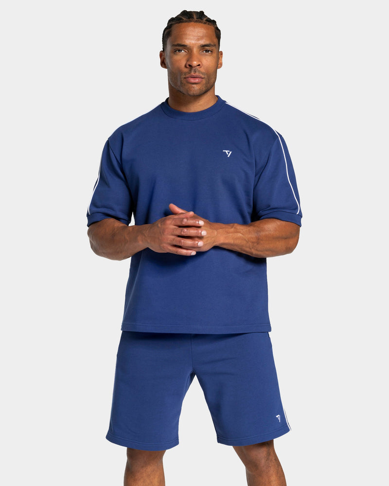 T-shirt oversize Contrastline « indigo »