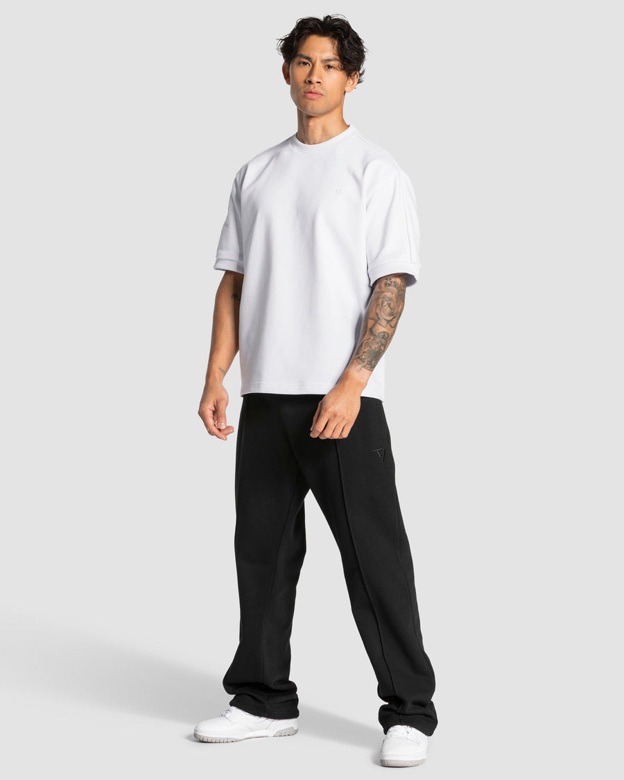 T-shirt oversize Contrastline « Blanc »