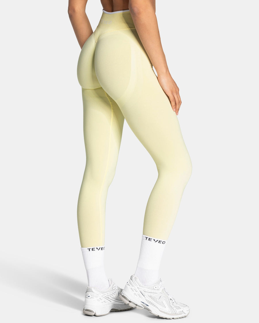 Legging Sculpt Scrunch Contrastline « Butter Yellow »