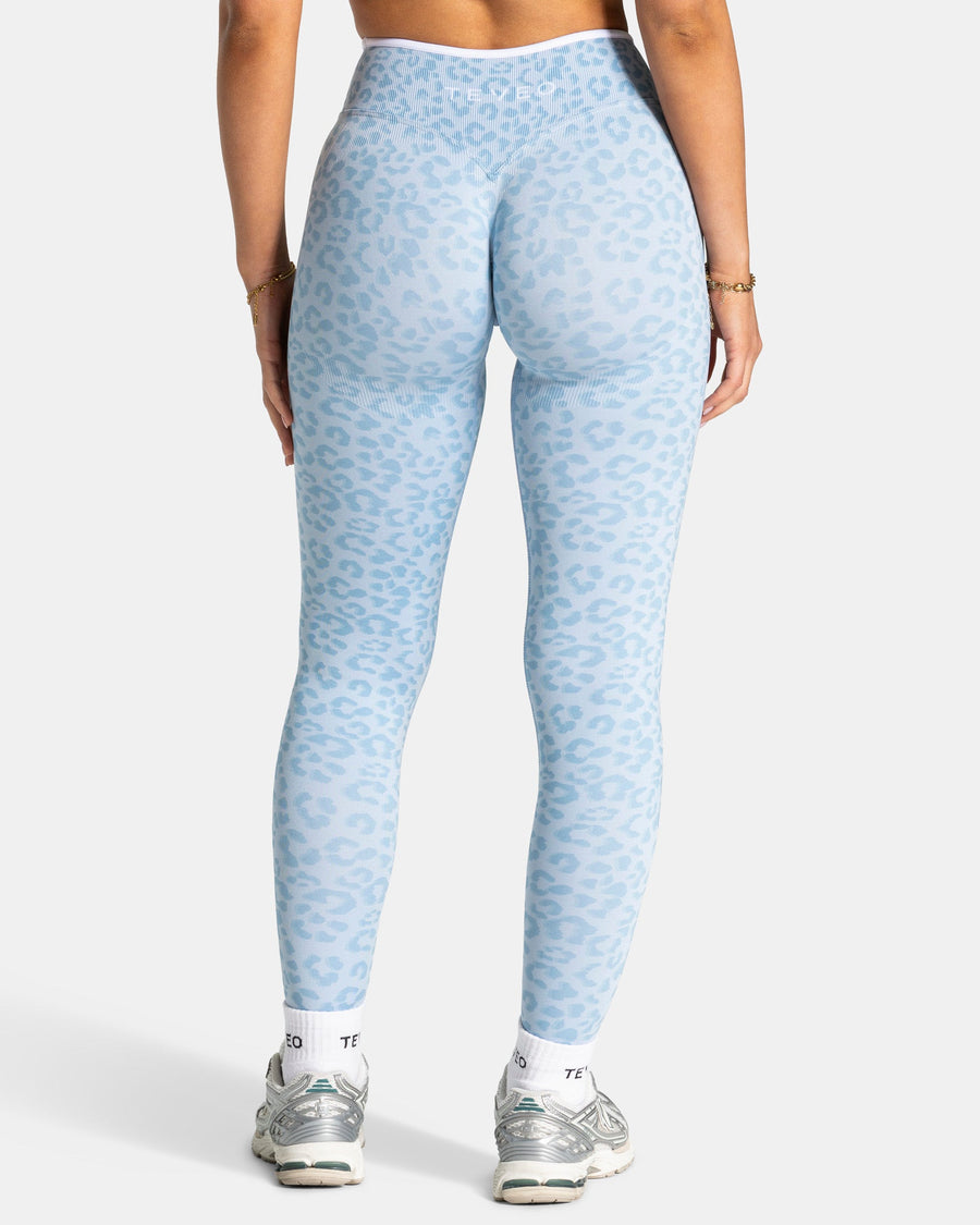 Legging Sculpt Scrunch Contrastline « Léopard bleu layette »