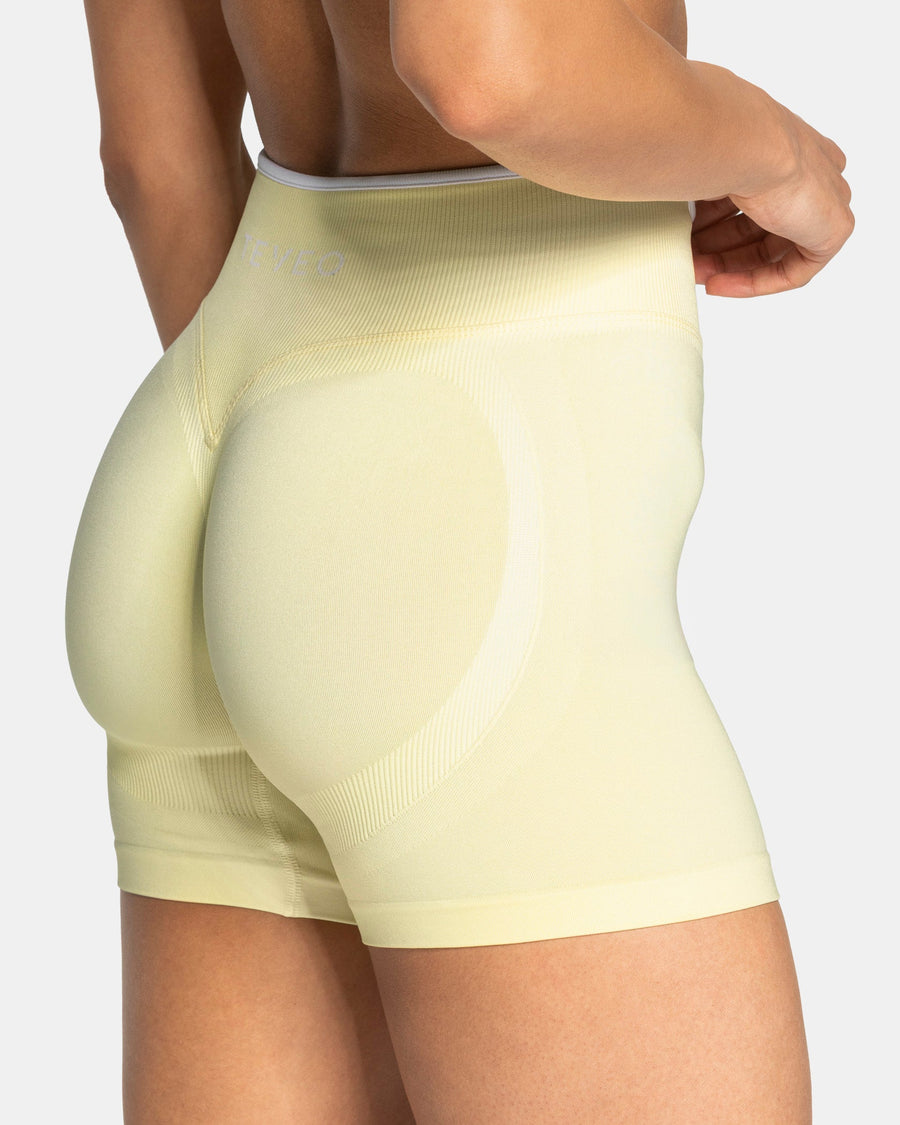 Short Sculpt Scrunch Contrastline « Butter Yellow »