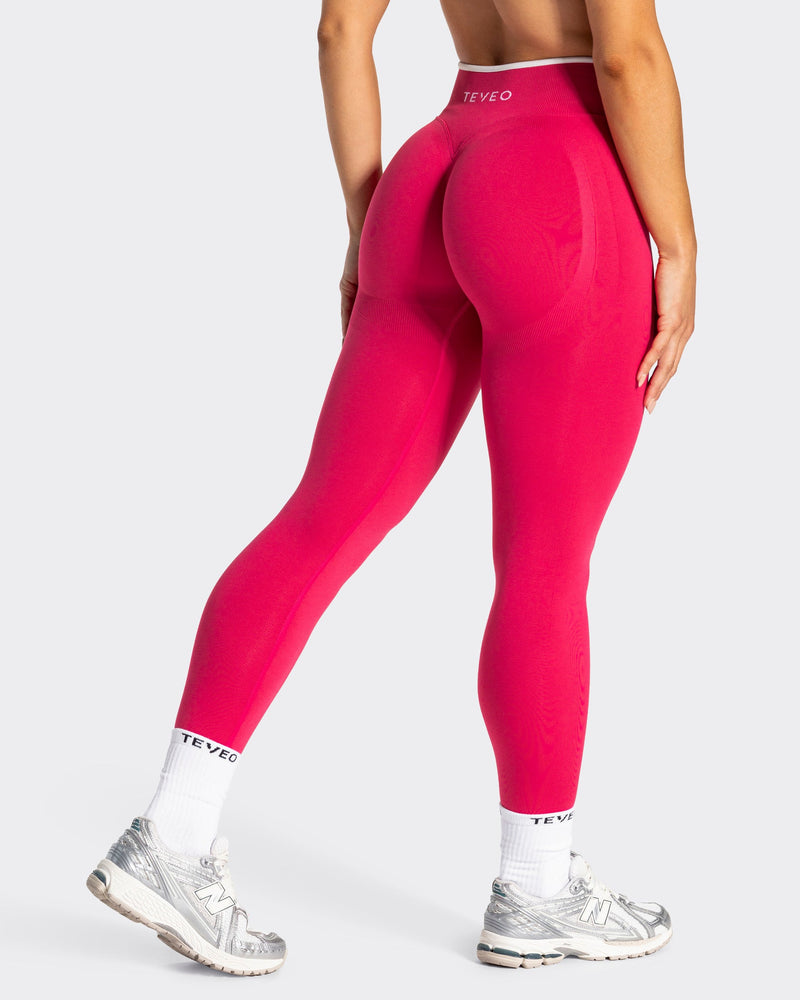 Legging Sculpt Scrunch Contrastline « Berry »