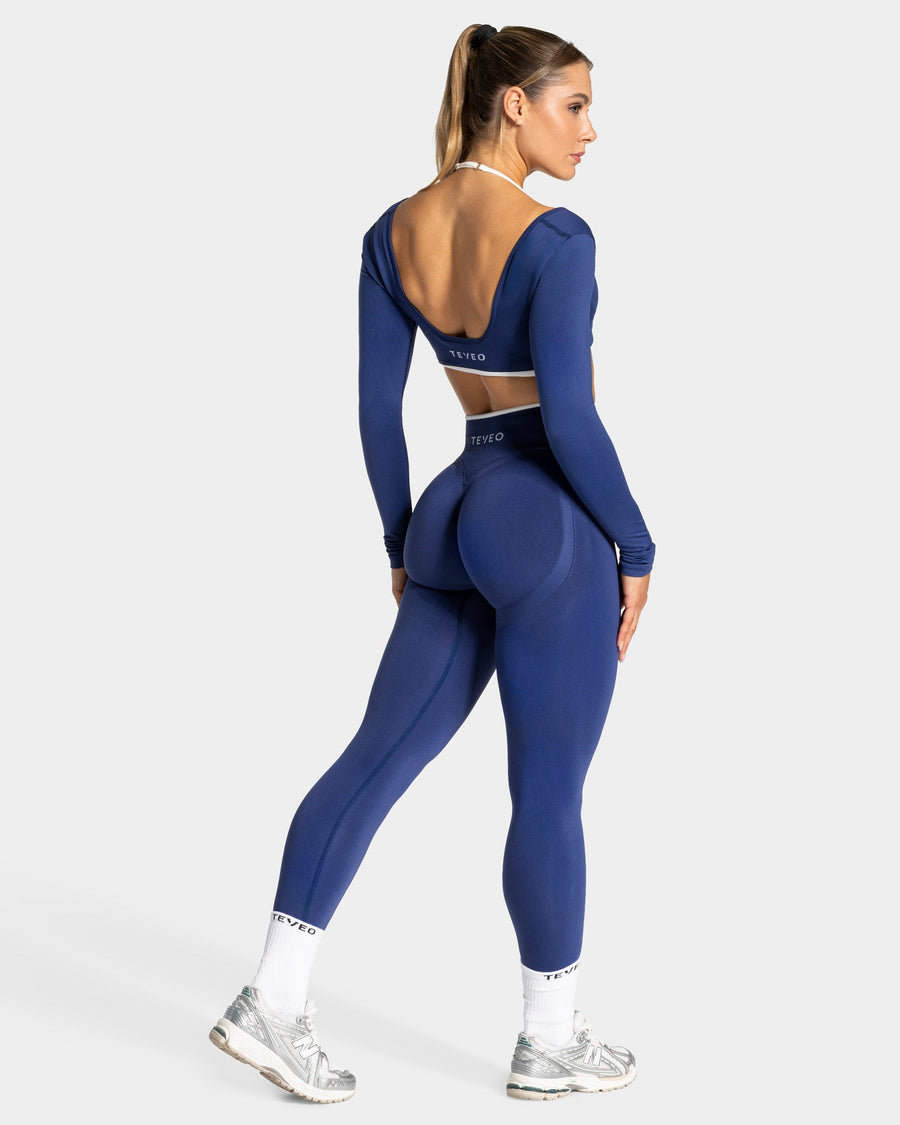 Legging Sculpt Scrunch Contrastline « indigo »
