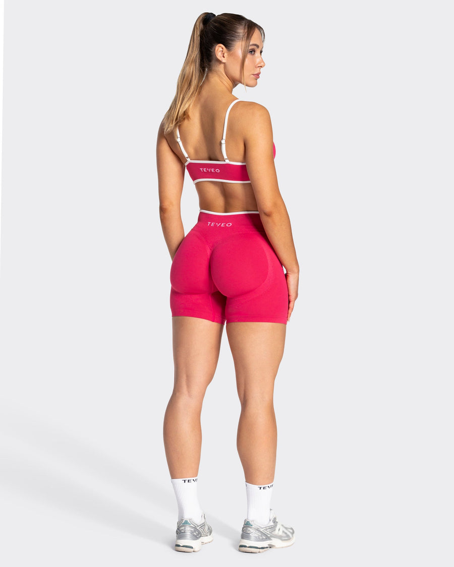 Short Sculpt Scrunch Contrastline « Berry »