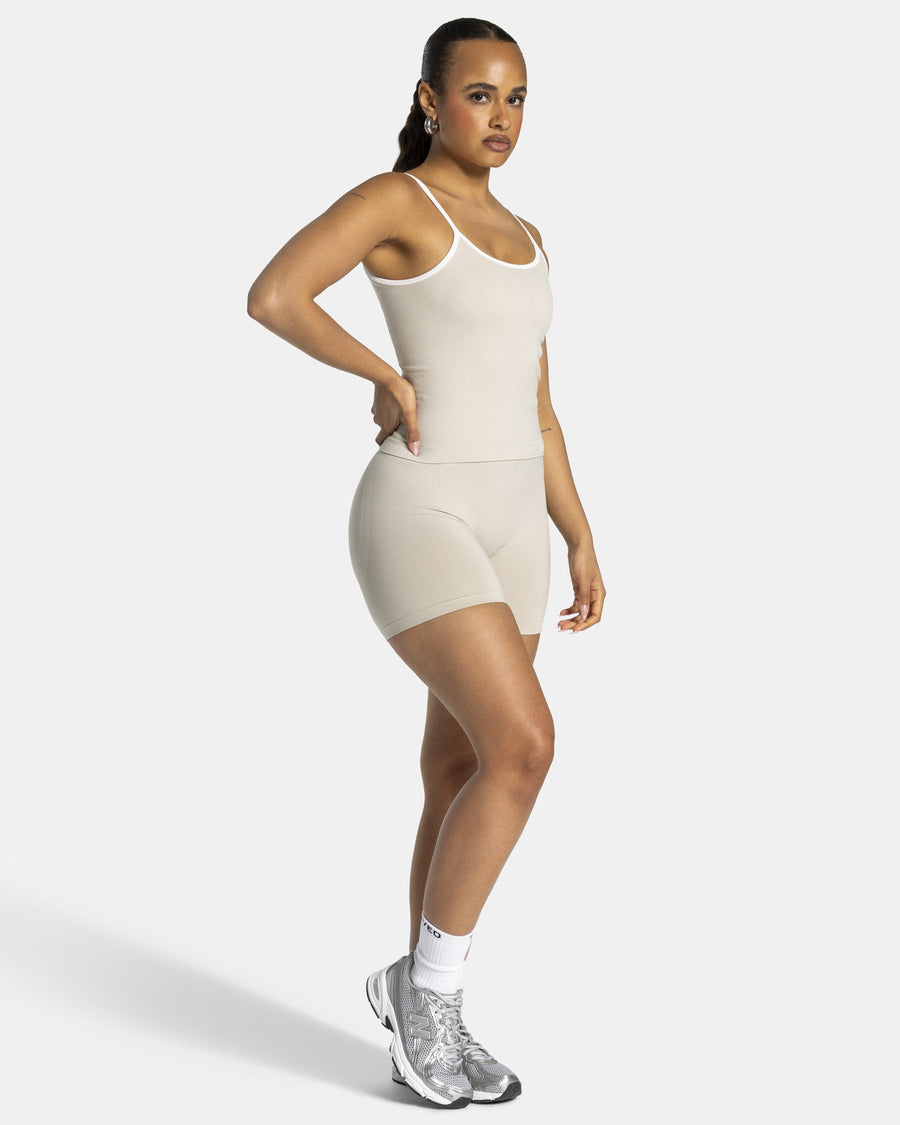 Short Contrastline « Cream »