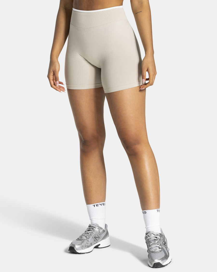 Short Contrastline « Cream »
